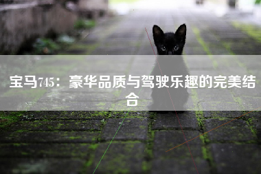 宝马745：豪华品质与驾驶乐趣的完美结合