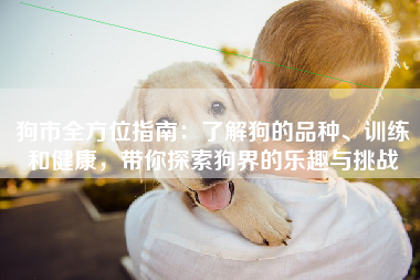 狗市全方位指南：了解狗的品种、训练和健康，带你探索狗界的乐趣与挑战