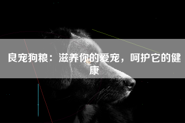 良宠狗粮：滋养你的爱宠，呵护它的健康