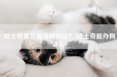 哈士奇是否能办理狗证？(哈士奇能办狗证么)