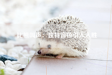 比熊叫声：独特音色引人入胜