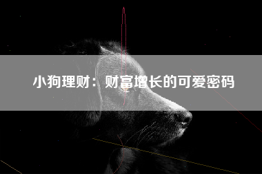 小狗理财：财富增长的可爱密码
